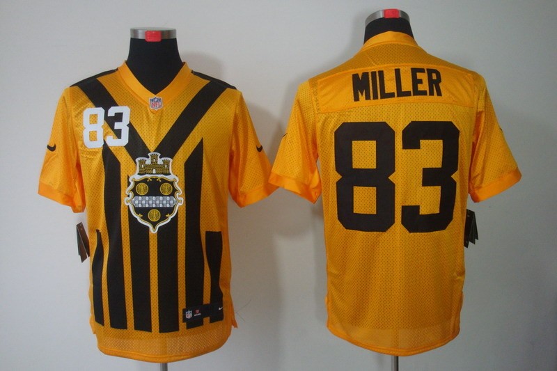 Men 2025 Pittsburgh Steelers #83 Miller yellow Nike Limited NFL Jersey